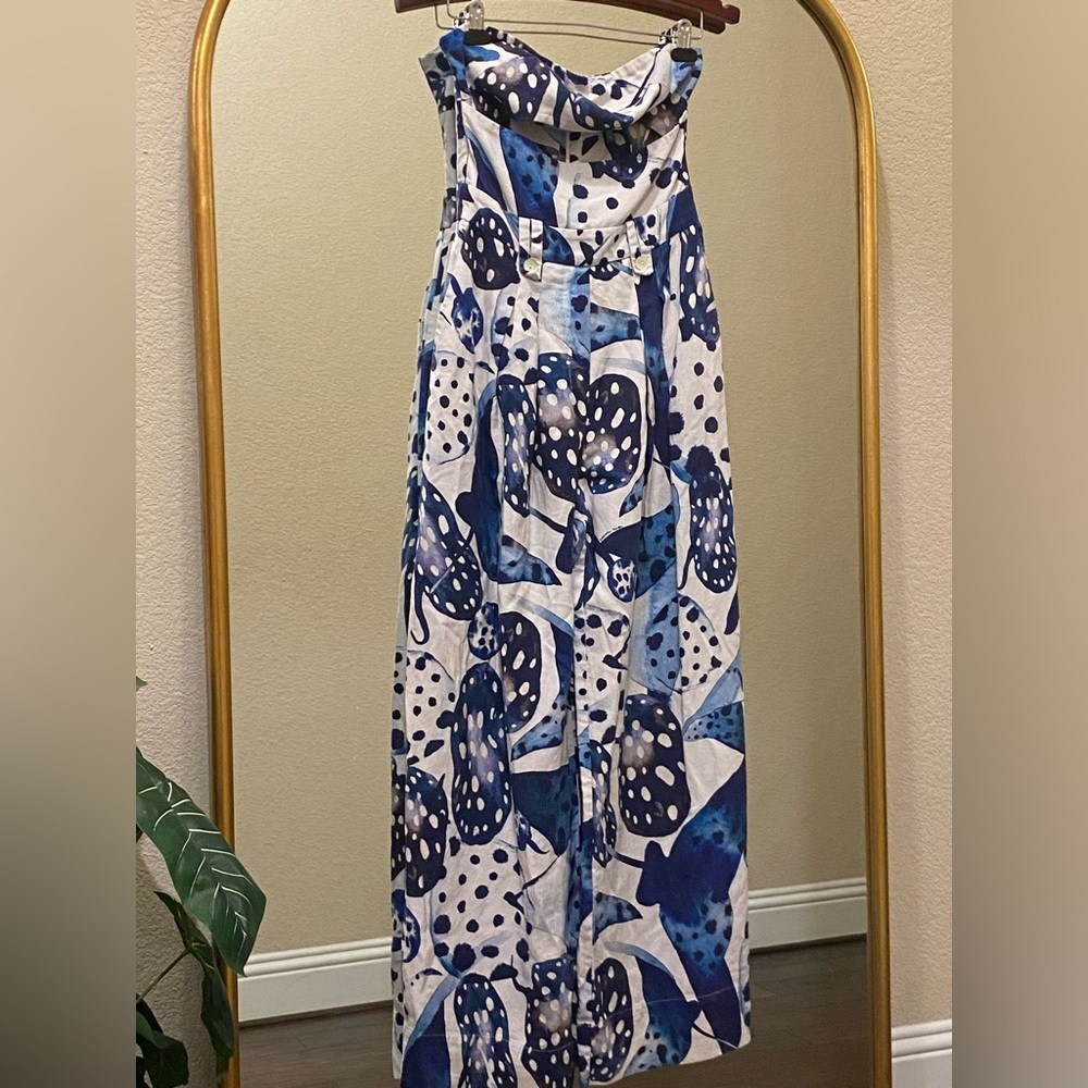 FARM Rio Mantas Strapless Maxi Jumpsuit Size S - Picture 7 of 12